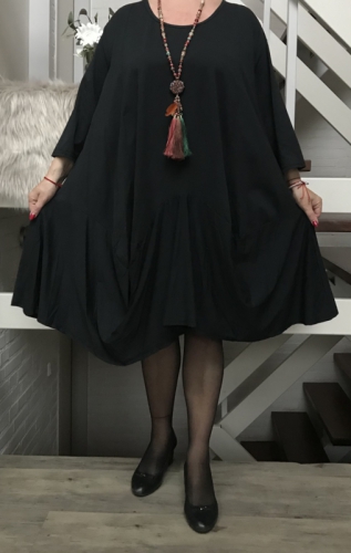 Bawełniana sukienka Moonshine Fashion, Made in Italy