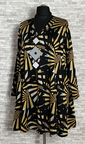 Tunika New Jersey Fashion z dekoltem w szpic, model plus size