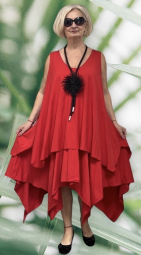Asymetryczna sukienka Moonshine Fashion, duże rozmiary, różne kolory