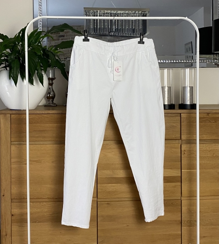 Długie spodnie Moonshine Fashion z kieszeniami, model plus size