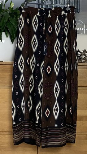 szerokie spodnie sissi we wzory