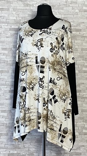 tunika izzy style we wzory, model plus size