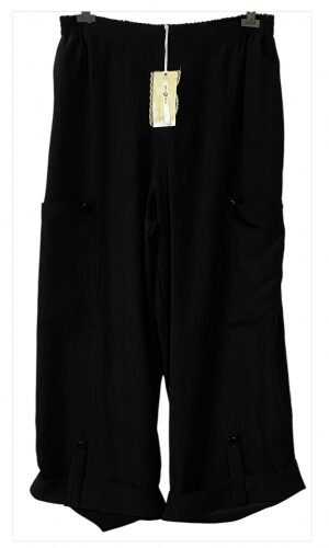 spodnie zedd plus z kieszeniami, model plus size