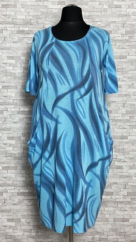 dzianinowa sukienka z kieszeniami, made in italy, dwa kolory