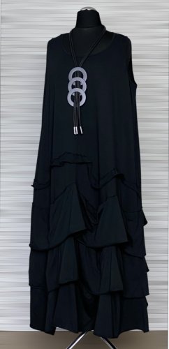 bawełniana sukienka moonshine fashion z falbanami