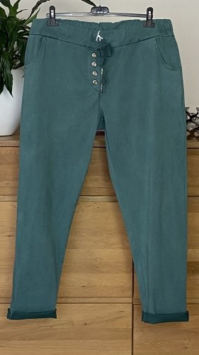 długie spodnie moonshine mode z kieszeniami, model plus size