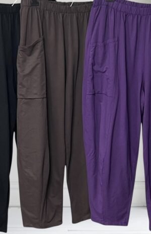 bawełniane spodnie moonshine mode z kieszeniami