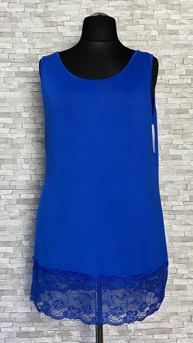 wiskozowy top z koronką, made in italy wiskozowy top z koronką, made in italy