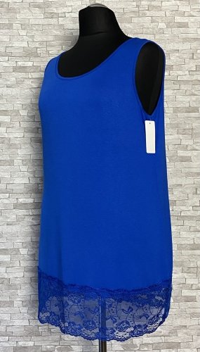 wiskozowy top z koronką, made in italy wiskozowy top z koronką, made in italy