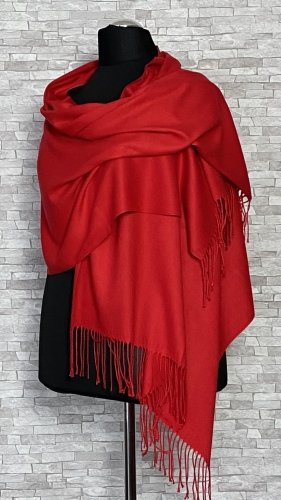 elegancki szal damski z kaszmirem