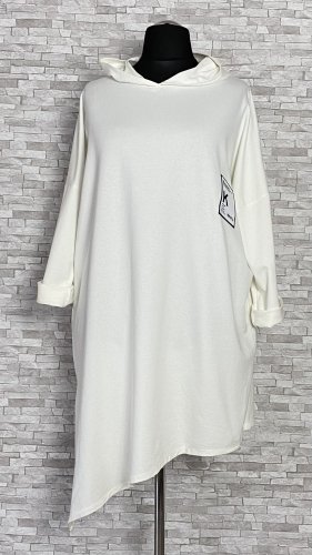 asymetryczna bluza z kapturem