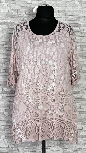 koronkowa bluzka w komplecie z koszulką na ramiączkach koronkowa bluzka w komplecie z koszulką na ramiączkach