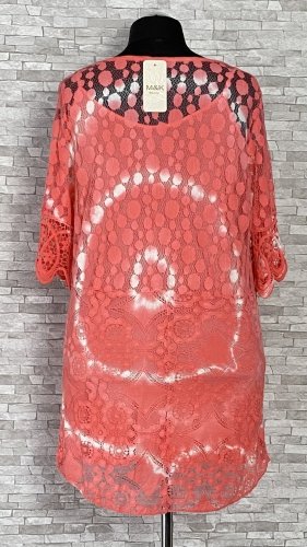 koronkowa bluzka w komplecie z koszulką na ramiączkach koronkowa bluzka w komplecie z koszulką na ramiączkach