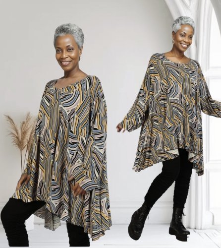 wiskozowa tunika akh exclusive we wzory wiskozowa tunika akh exclusive we wzory