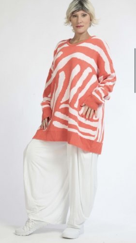 sweter akh exclusive we wzory, model plus size