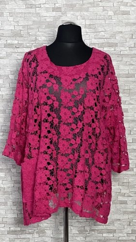 koronkowa tunika marki la bass z kieszenią