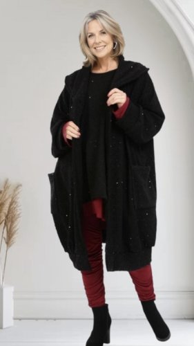 elegancki blezer akh exclusive, model plus size