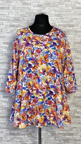 wiskozowa tunika akh exclusive, model plus size