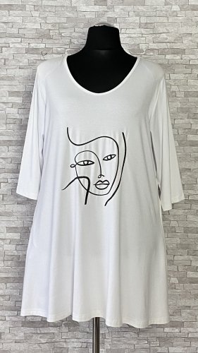 tunika new jersey fashion z kieszeniami