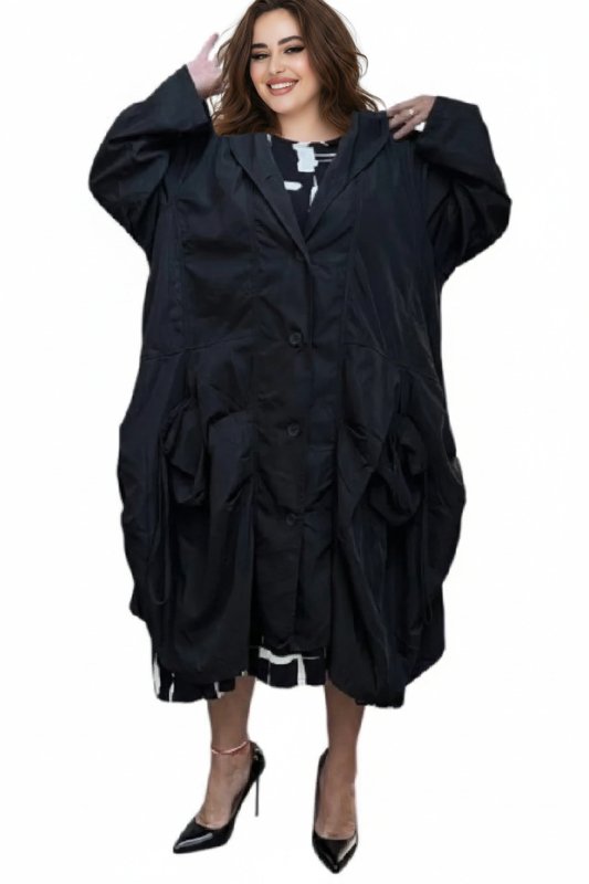 czarna kurtka moonshine mode z kieszeniami czarna kurtka moonshine mode z kieszeniami