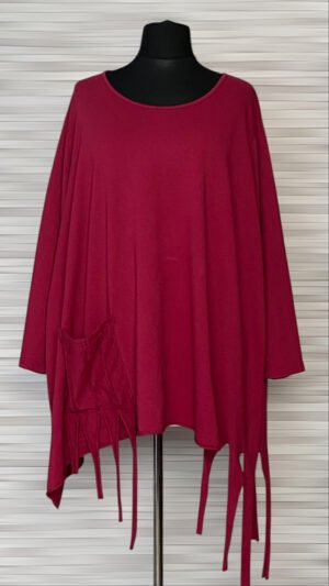 bawełniana tunika moonshine fashion, model plus size