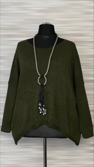 dzianinowy sweter marki la bass