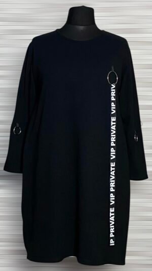 sukienka milano z ozdobną taśmą