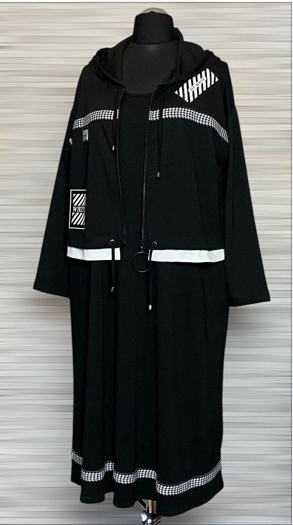 sukienka darkwin w komplecie z bluzą sukienka darkwin w komplecie z bluzą