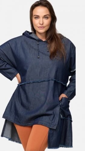 bawełniana tunika m ki kekoo z kapturem