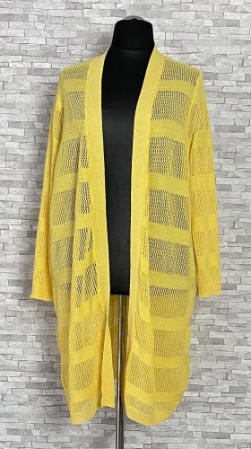 kardigan damski w kolorze żółtym kardigan damski w kolorze żółtym