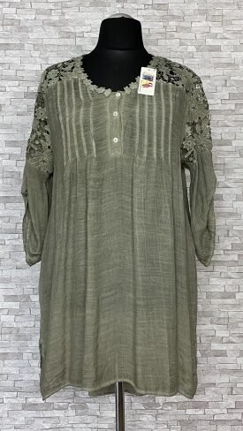 tunika z koronkowymi wstawkami tunika z koronkowymi wstawkami