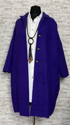 płaszcz damski typu boucle z kieszeniami płaszcz damski typu boucle z kieszeniami