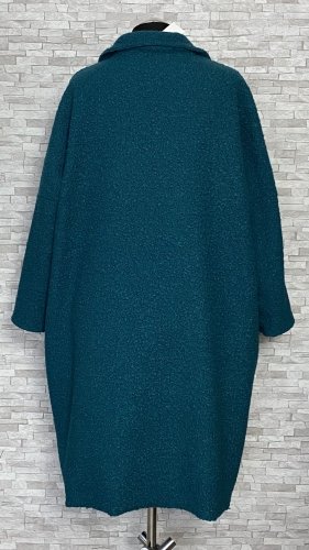 płaszcz damski typu boucle z kieszeniami płaszcz damski typu boucle z kieszeniami