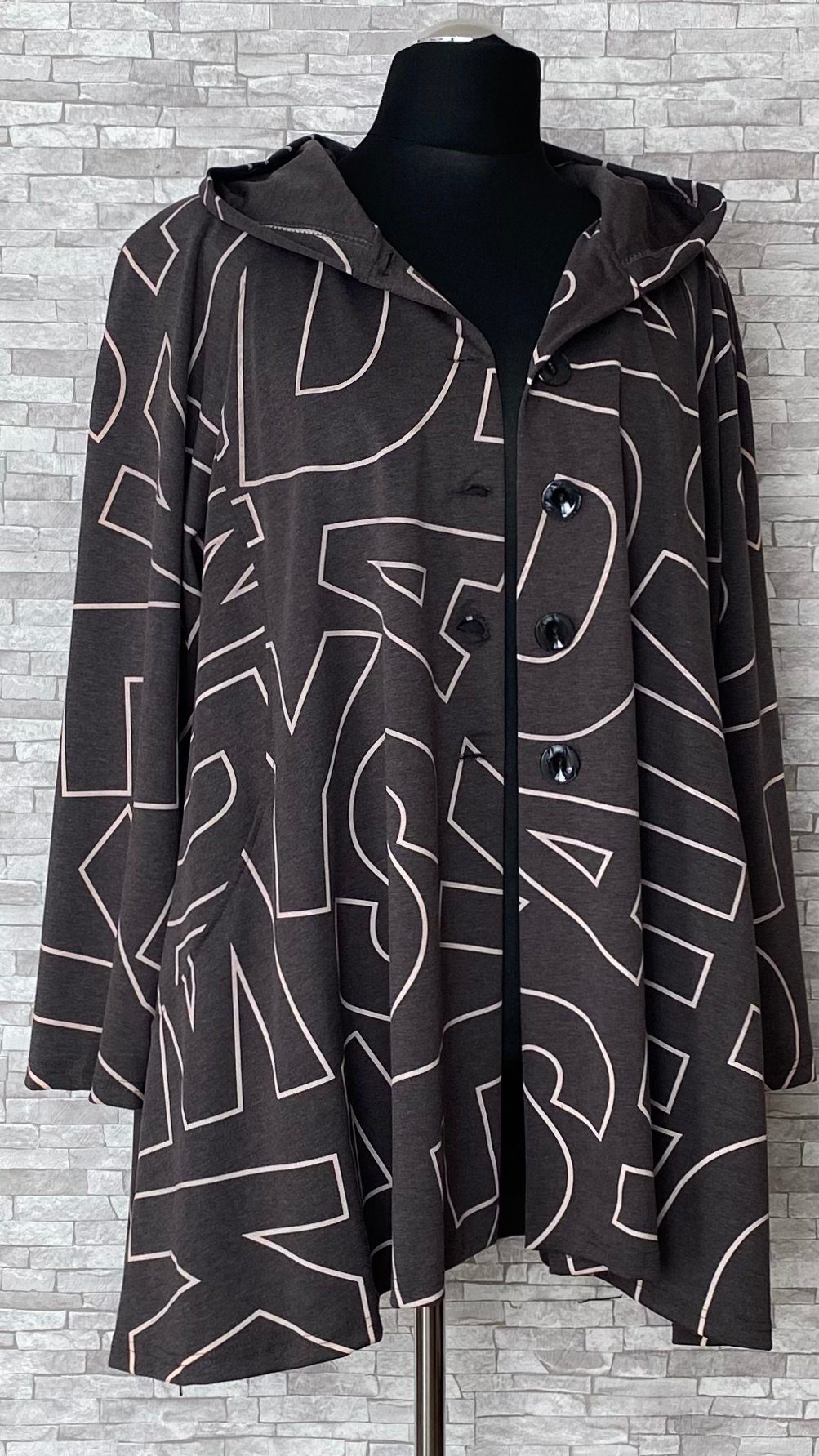 rozpinany blezer new jersey fashion z kapturem rozpinany blezer new jersey fashion z kapturem