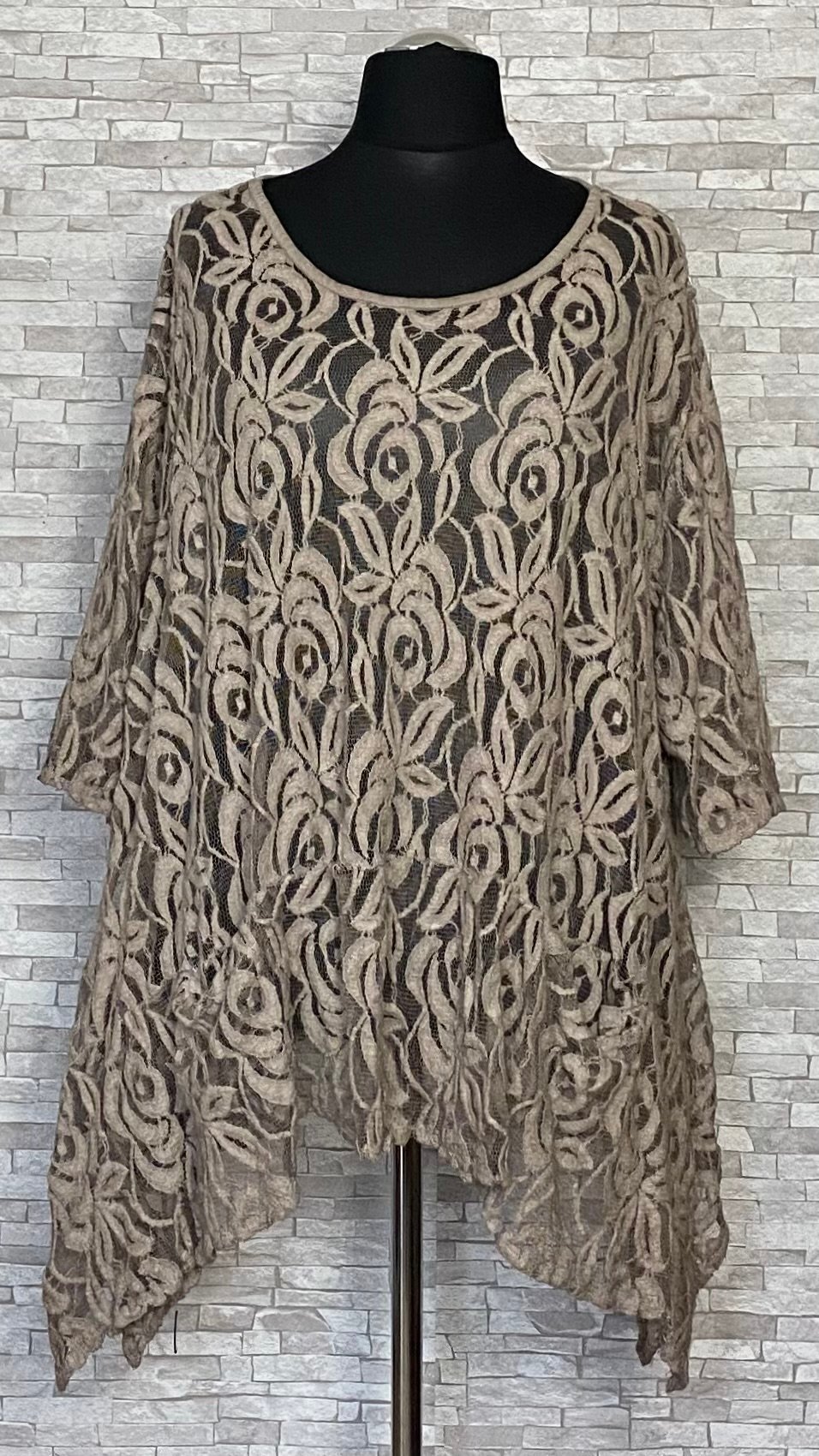 koronkowa tunika moonshine mode z kieszeniami koronkowa tunika moonshine mode z kieszeniami