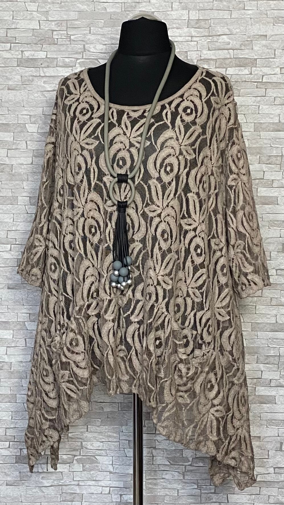 koronkowa tunika moonshine mode z kieszeniami koronkowa tunika moonshine mode z kieszeniami