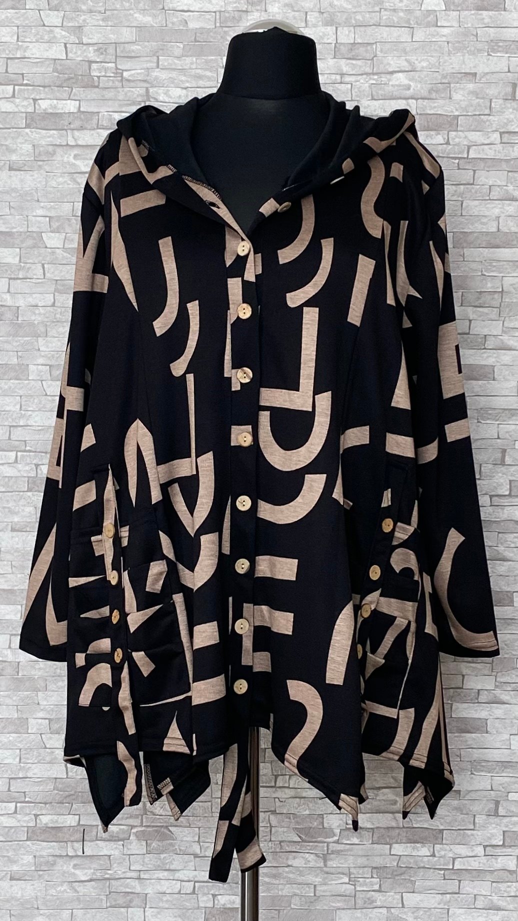 rozpinany blezer new jersey fashion z kapturem rozpinany blezer new jersey fashion z kapturem