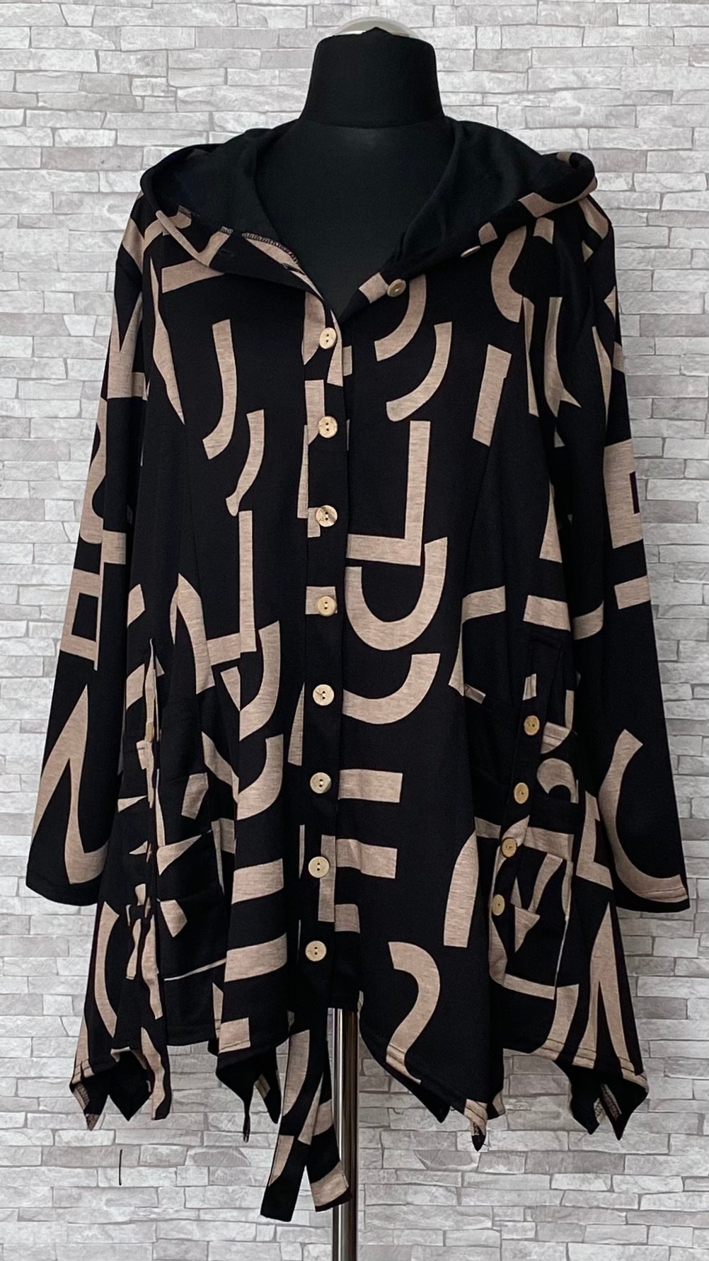 rozpinany blezer new jersey fashion z kapturem rozpinany blezer new jersey fashion z kapturem