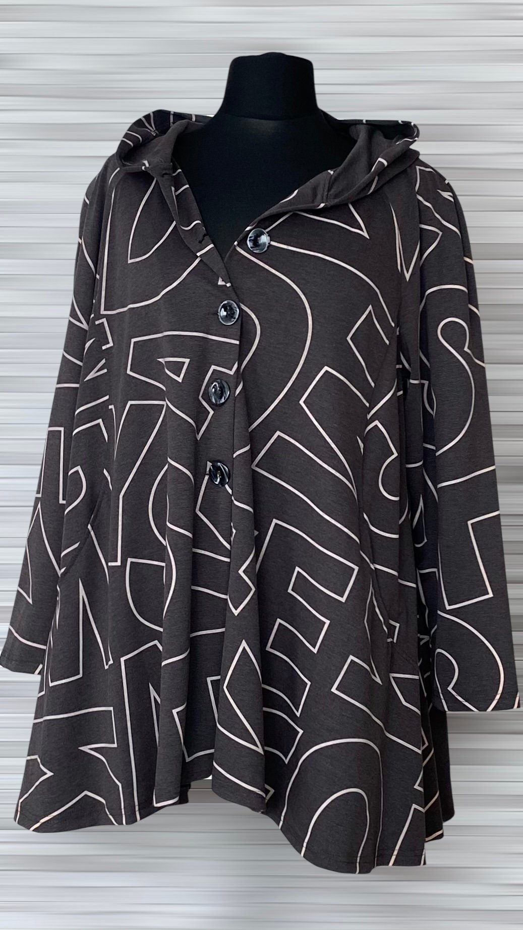 rozpinany blezer new jersey fashion z kapturem rozpinany blezer new jersey fashion z kapturem