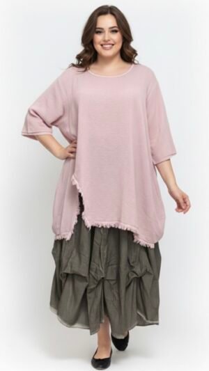 Home bawełniana tunika moonshine mode