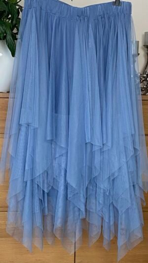tiulowa spódnica moonshine mode w kolorze niebieskim