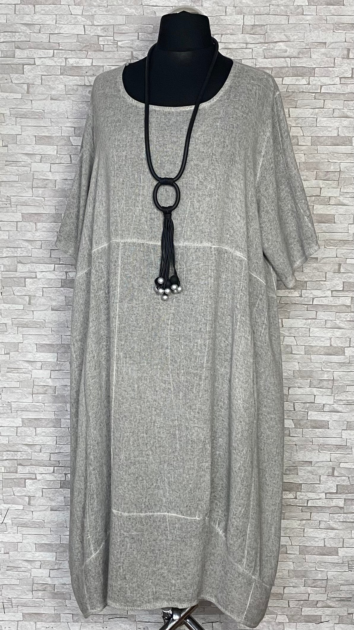 wiskozowo lniana sukienka moonshine mode z kieszeniami wiskozowo lniana sukienka moonshine mode z kieszeniami