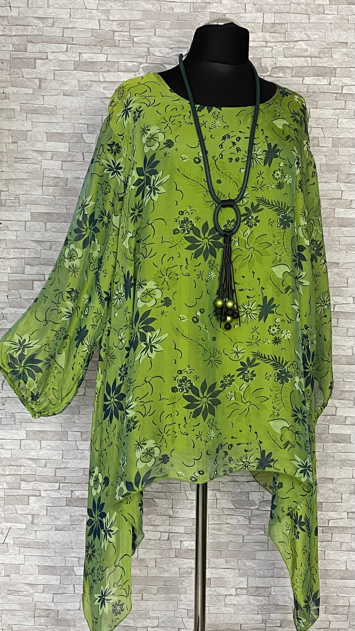 wiskozowo jedwabna tunika moonshine mode na podszewce wiskozowo jedwabna tunika moonshine mode na podszewce