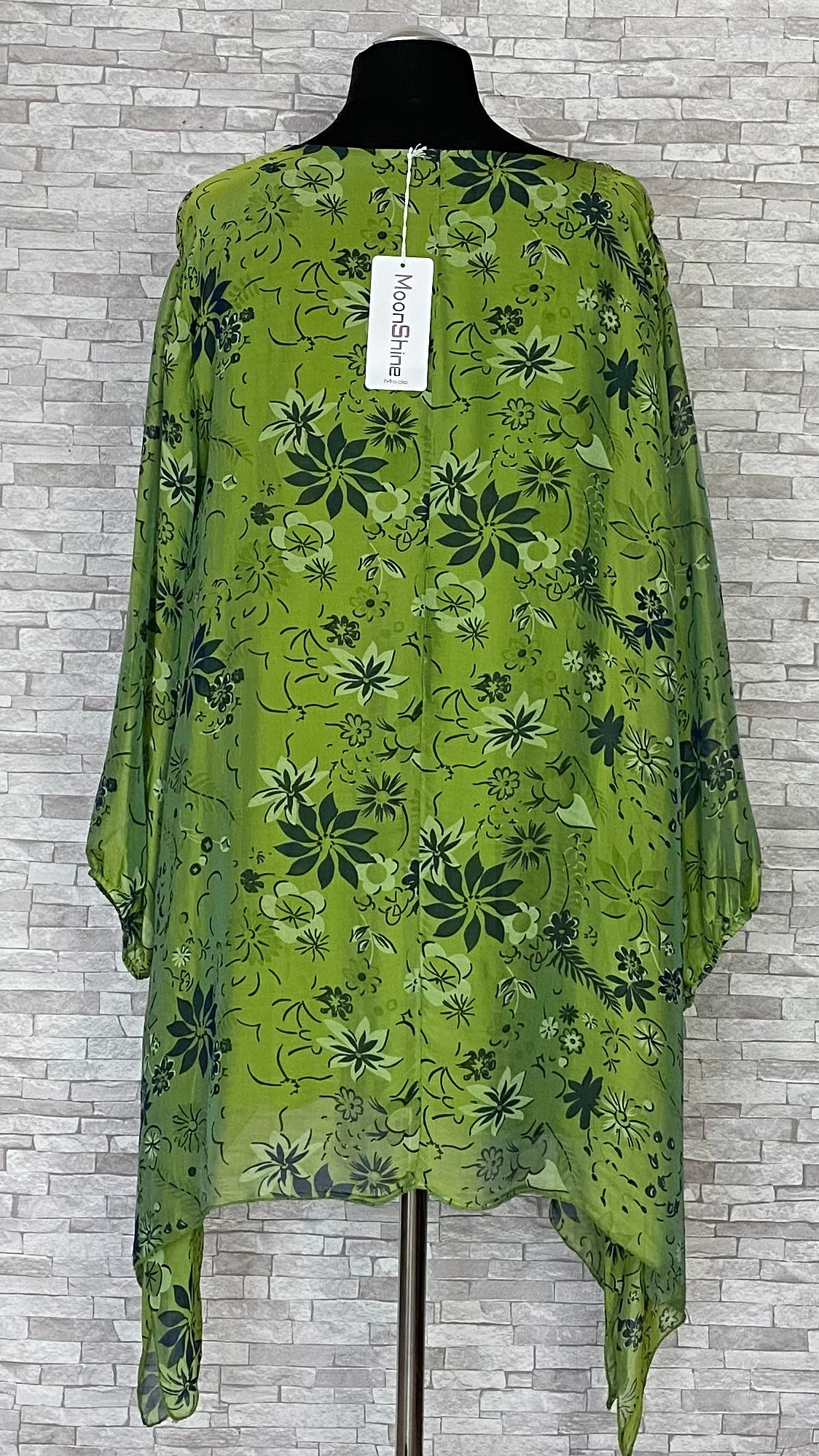 wiskozowo jedwabna tunika moonshine mode na podszewce wiskozowo jedwabna tunika moonshine mode na podszewce