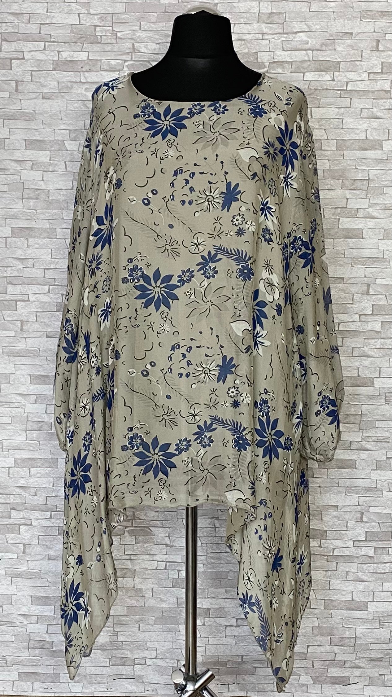 wiskozowo jedwabna tunika moonshine mode na podszewce wiskozowo jedwabna tunika moonshine mode na podszewce