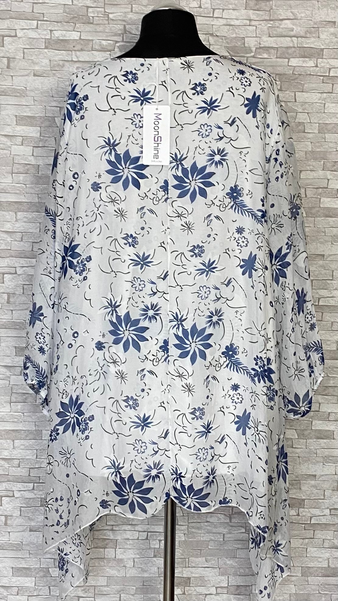 wiskozowo jedwabna tunika moonshine mode na podszewce wiskozowo jedwabna tunika moonshine mode na podszewce