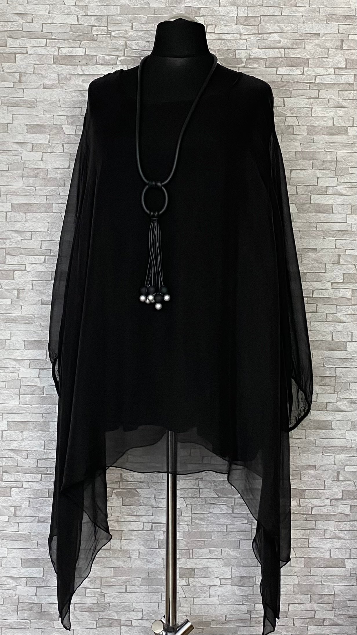 wiskozowo jedwabna tunika moonshine mode na podszewce wiskozowo jedwabna tunika moonshine mode na podszewce