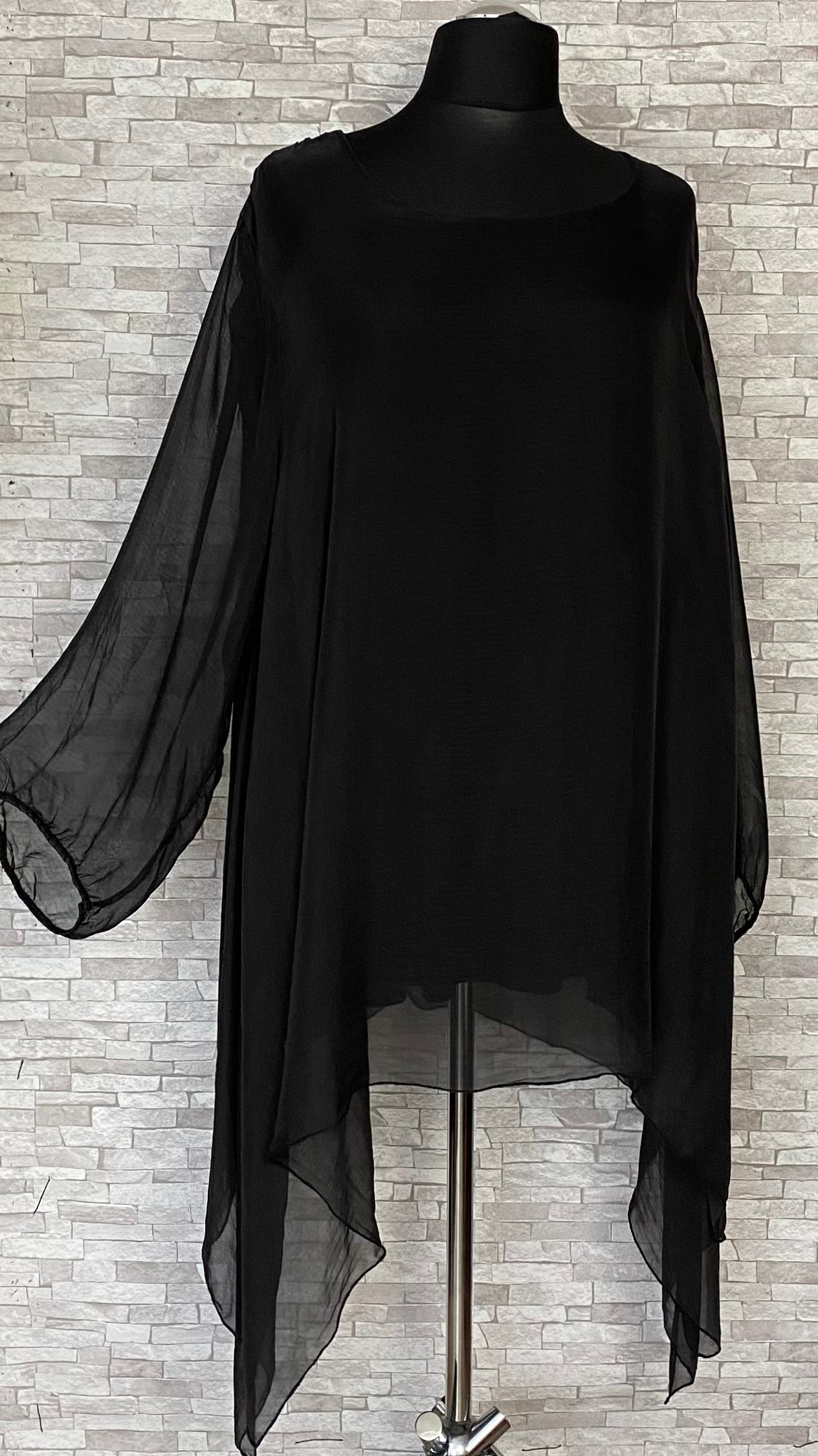 wiskozowo jedwabna tunika moonshine mode na podszewce wiskozowo jedwabna tunika moonshine mode na podszewce