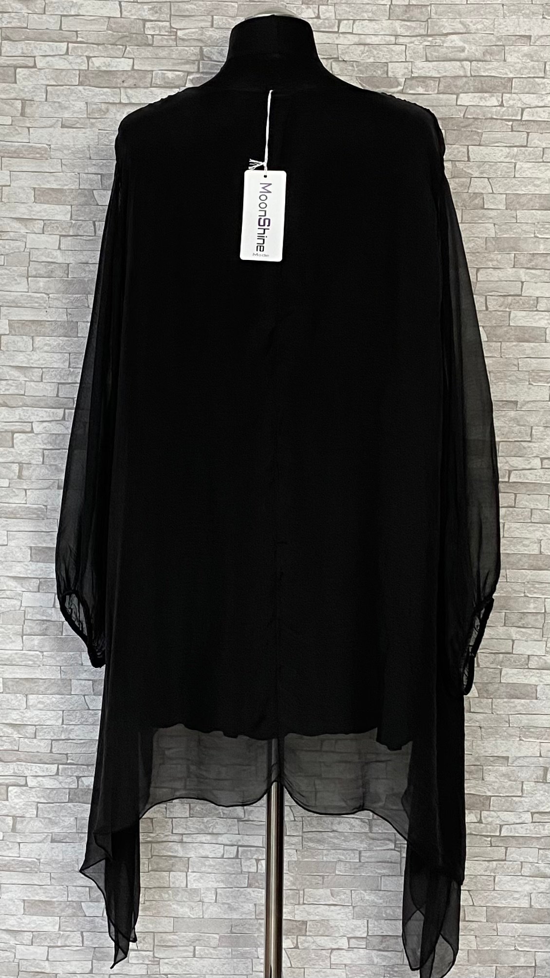 wiskozowo jedwabna tunika moonshine mode na podszewce wiskozowo jedwabna tunika moonshine mode na podszewce