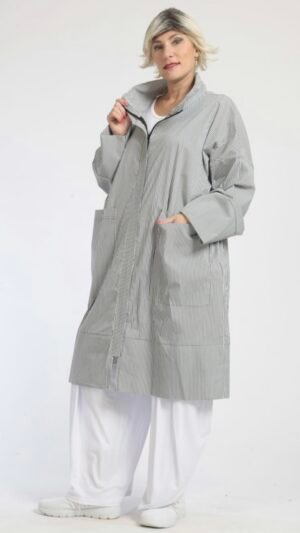 długa bluzka/ koszula / letni blezer akh exclusive w cienkie paski